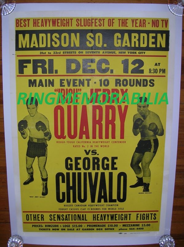 The history of boxing at Madison Square Garden