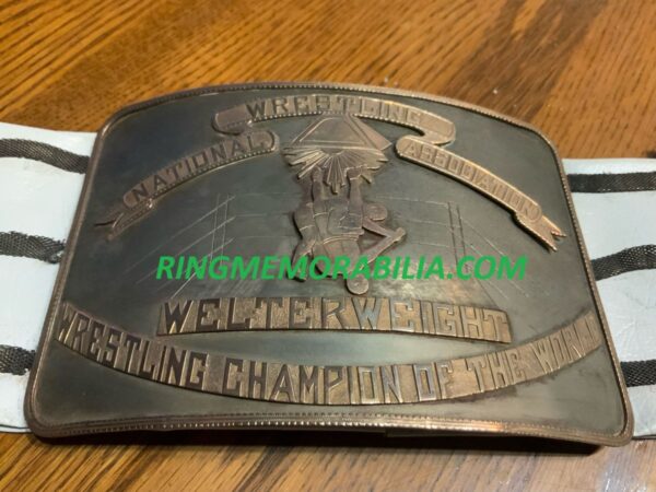 Wrestler Jack Reynolds Original 1930 NWA WELTERWEIGHT WORLD'S CHAMPIONSHIP BELT - Image 3