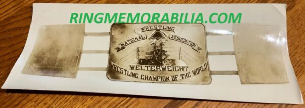 Wrestler Jack Reynolds Original 1930 NWA WELTERWEIGHT WORLD'S CHAMPIONSHIP BELT - Image 5